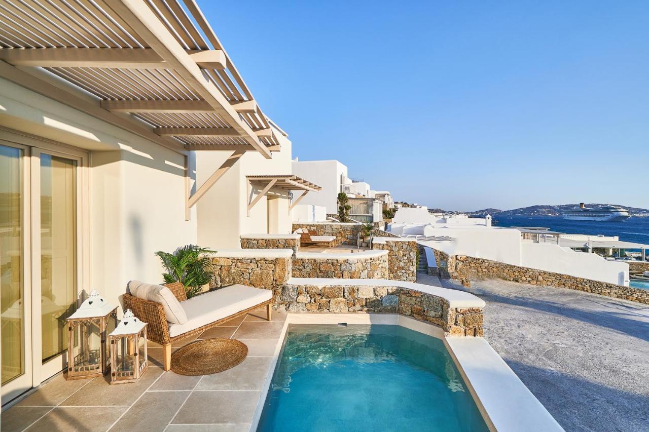 Aqua Mykonos Suites - Adults Only トゥルロス エクステリア 写真