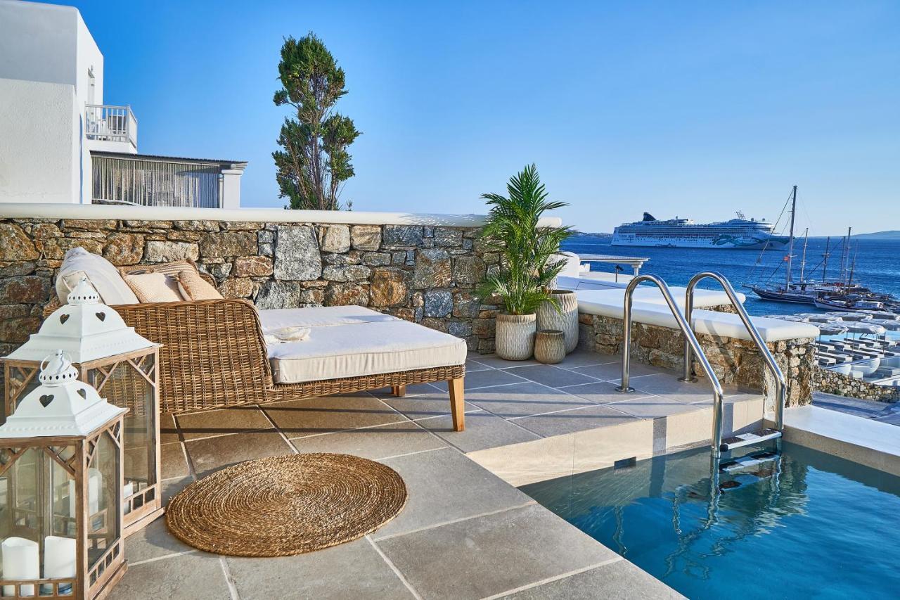 Aqua Mykonos Suites - Adults Only トゥルロス エクステリア 写真