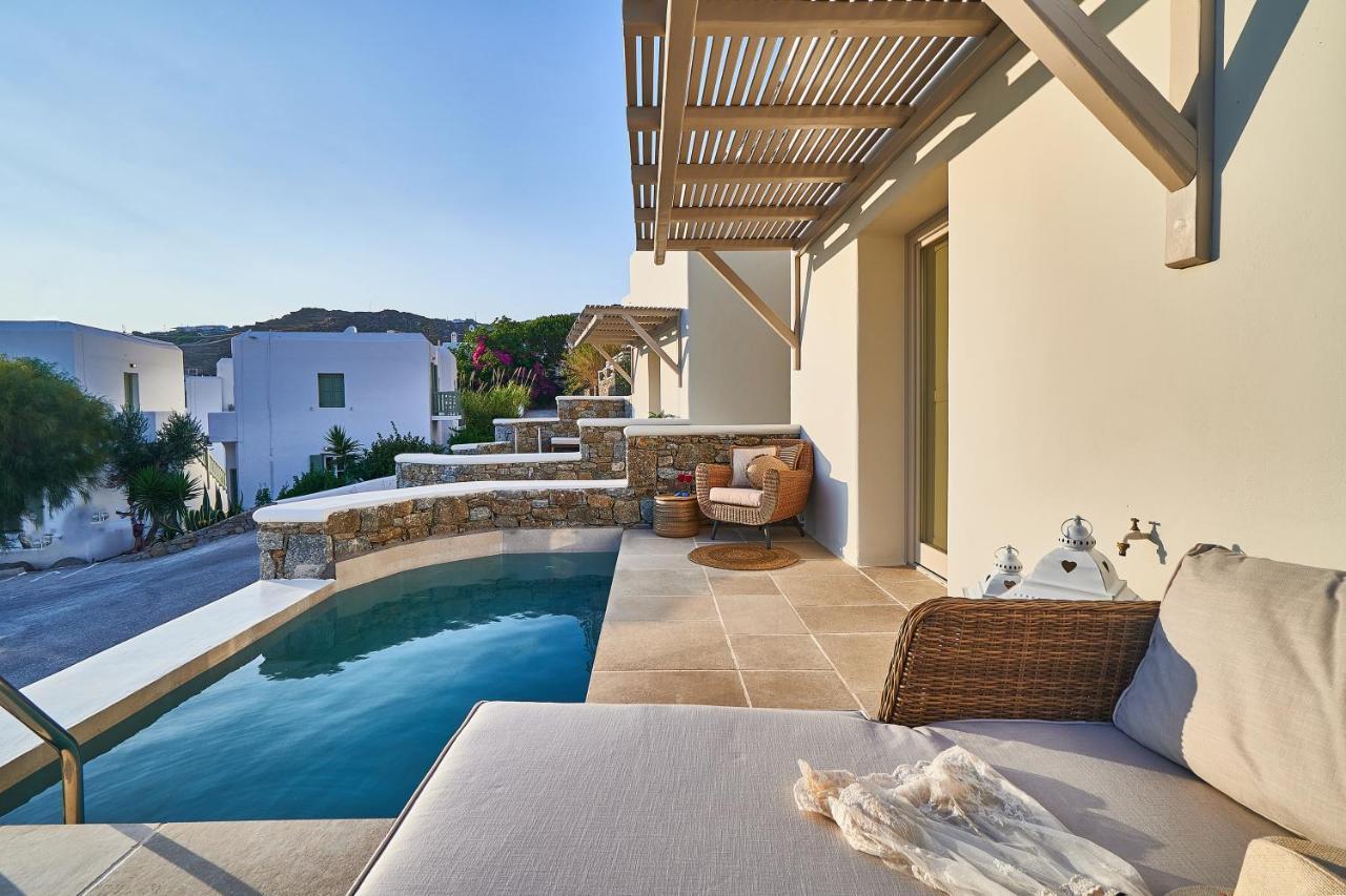 Aqua Mykonos Suites - Adults Only トゥルロス エクステリア 写真